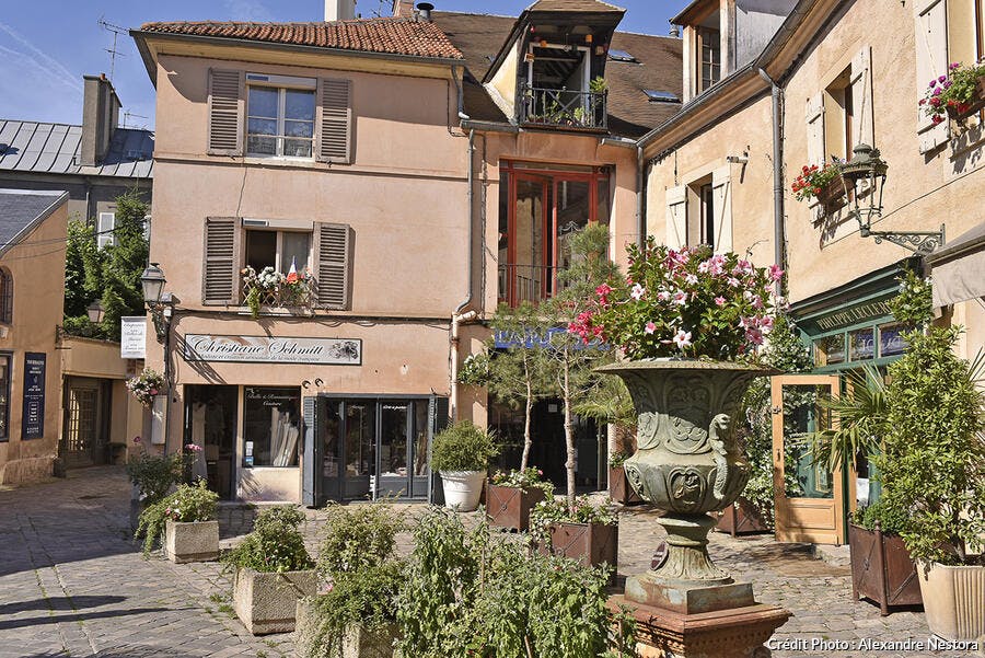 Le quartier des Antiquaires à Versailles