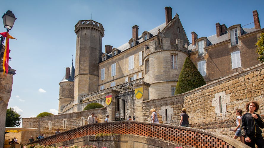 Le château de Montmirail dans la Sarthe