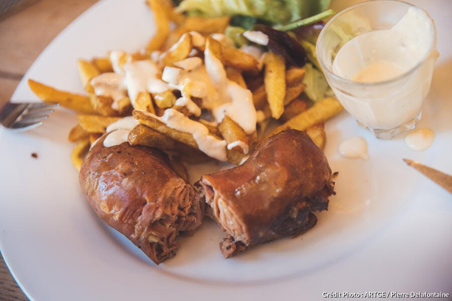 L'andouilette, plat typique de Troyes