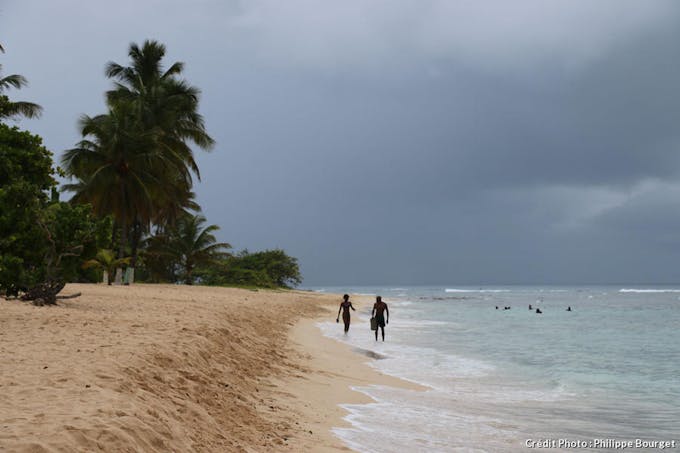 La plage de l'Anse-Bertrand, en Guadeloupe