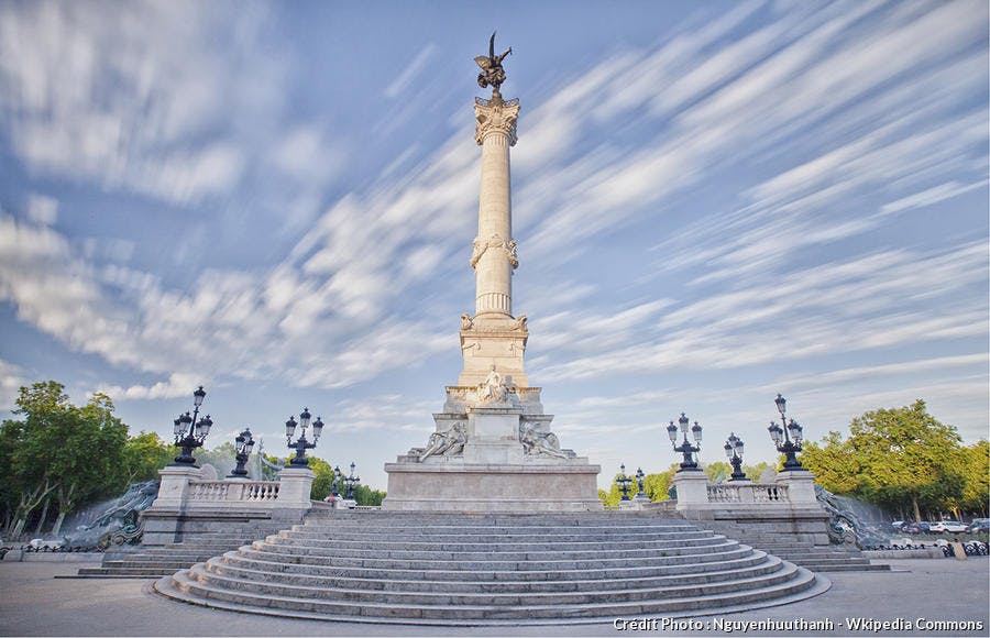 Place des Quinconces à Bordeaux