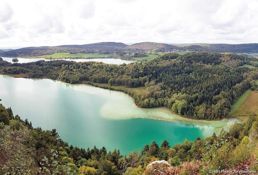 Les 4 lacs dans le Jura