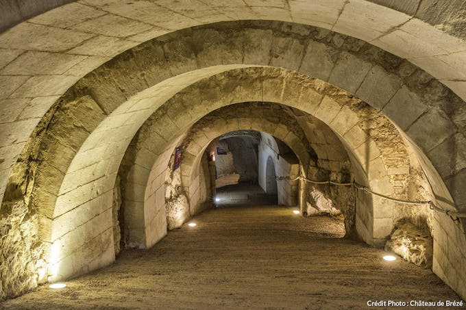 Les souterrains du château de Brézé