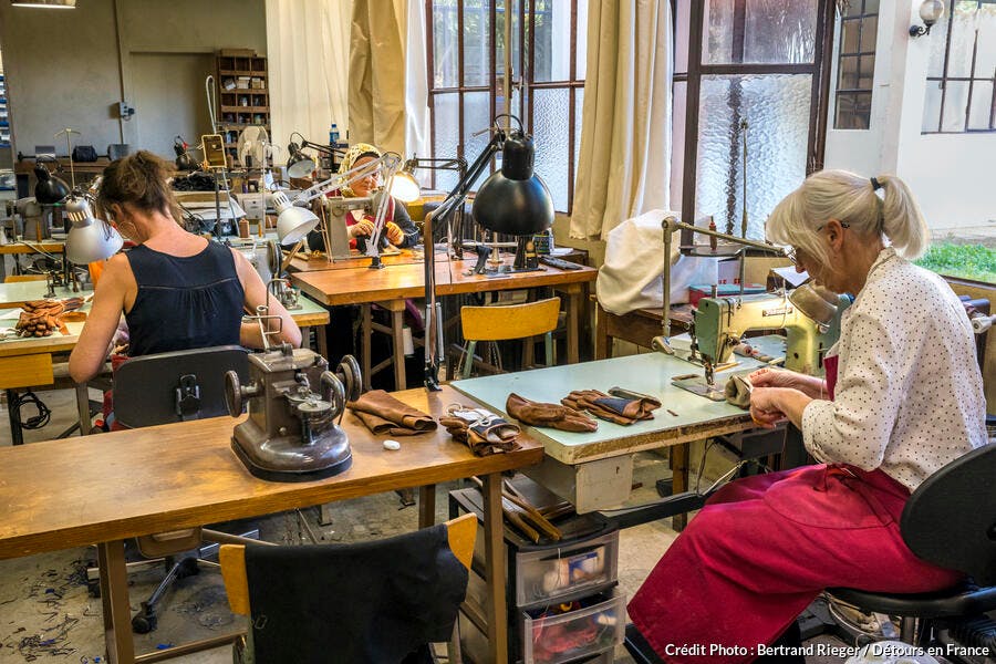 Les ateliers de la maison Fabre à Millau dans l'Aveyron