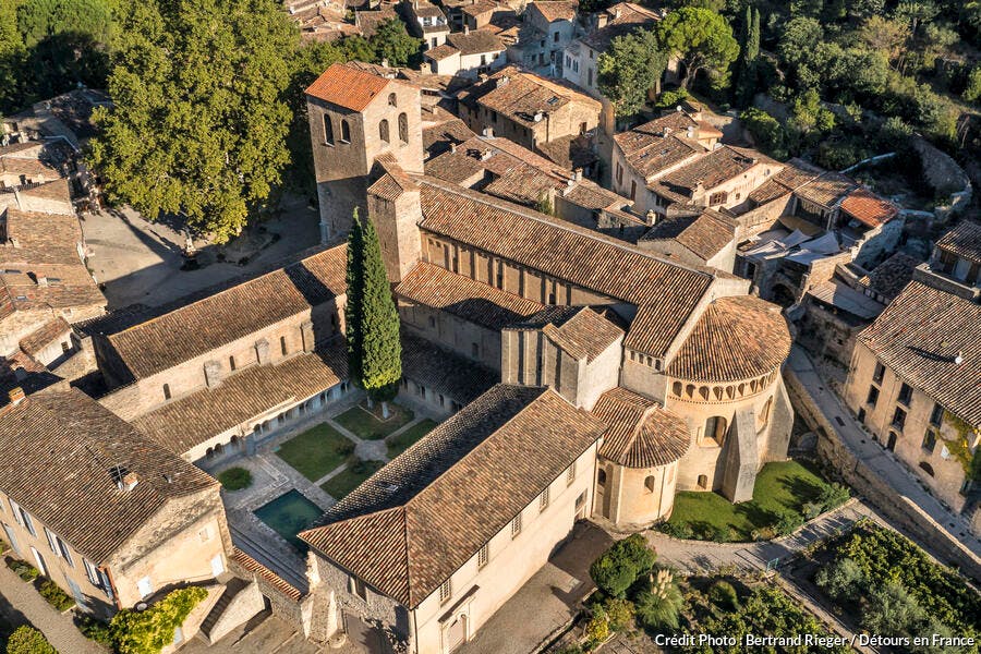 L'abbaye de Gellone à Saint-Guilhem-le-Désert dans l'Hérault
