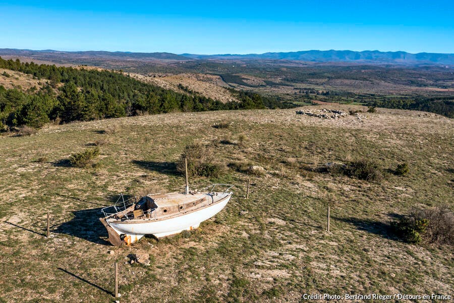 Le plateau de l'ancien massif corallien de la Séranne dans l'Hérault