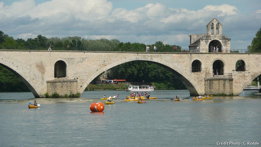 Balade en canoë sur le Rhône