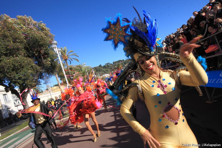 Déguisements de Marid gras au carnaval de Nice