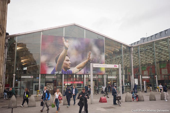 Les photos de l'exposition à la Gare du Nord