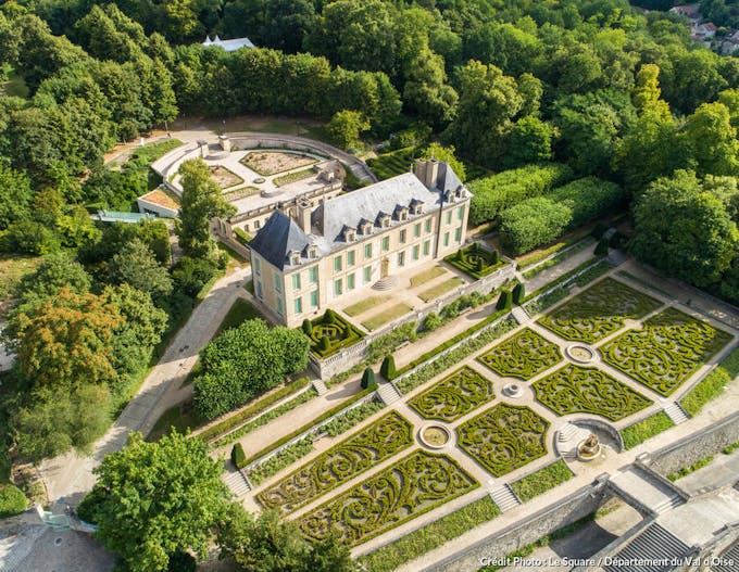 Le château de Lery à Auvers-sur-Oise dans le Val d'Oise