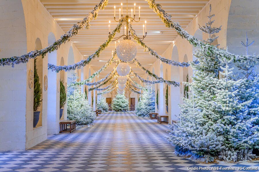 Le château de Chenonceau à Noël