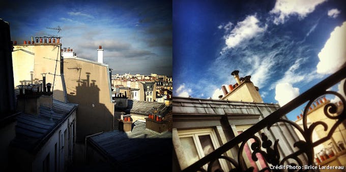 Photos instagram des toits de Paris