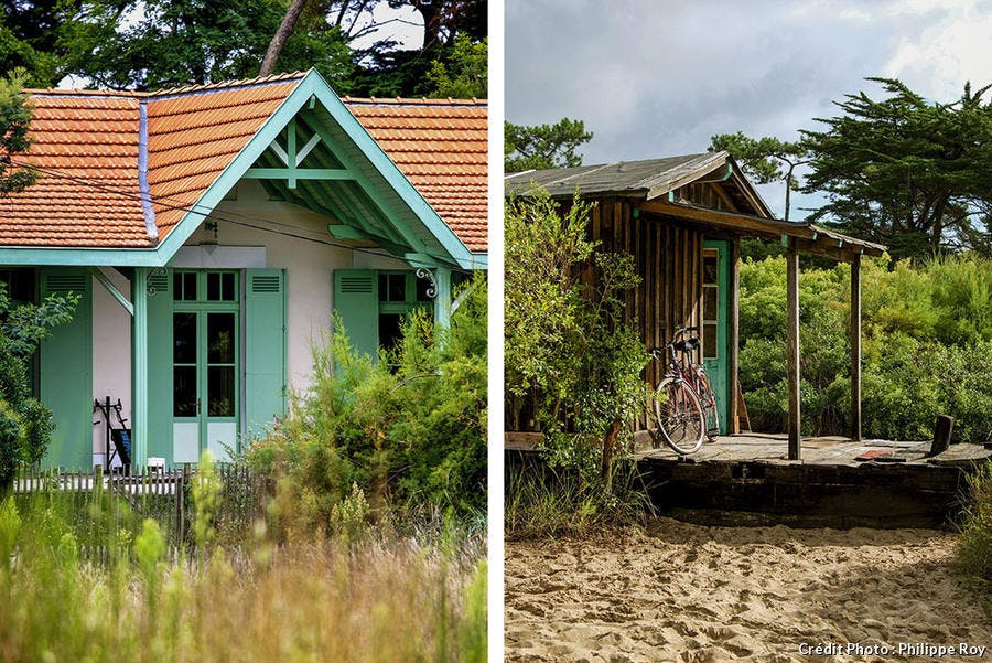 Une maison et une cabane du Cap-Ferret