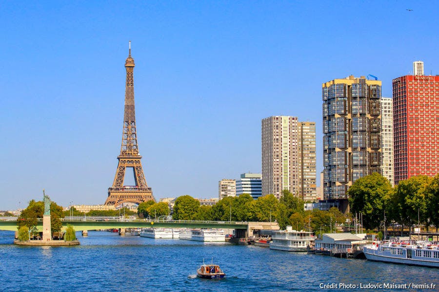 Croisière sur la Seine, tour Eiffel, Paris