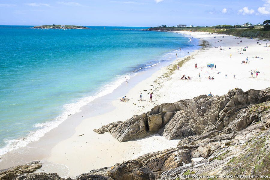La plage de Raguenez à Névez dans le Finistère