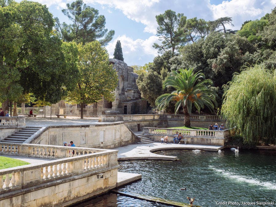 Les jardins de la Fontaine, à Nîmes
