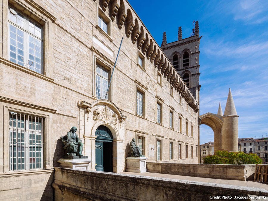 Montpellier, faculté de Médecine et cathédrale Saint-Pierre