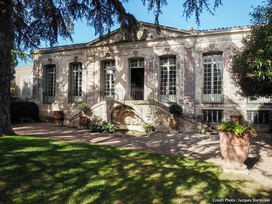 La façade principale de l'hôtel Haguenot, Folie de Montpellier