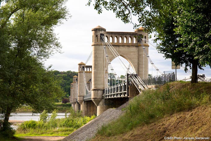 Le pont suspendu de Langeais