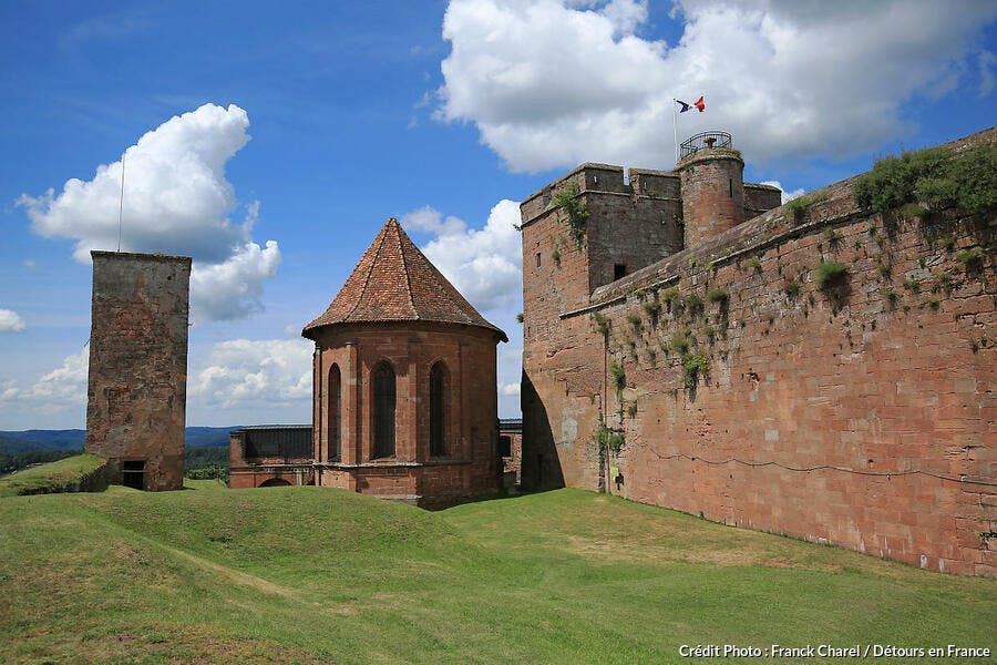 Le château de Lichtenberg, dans les Vosges du Nord