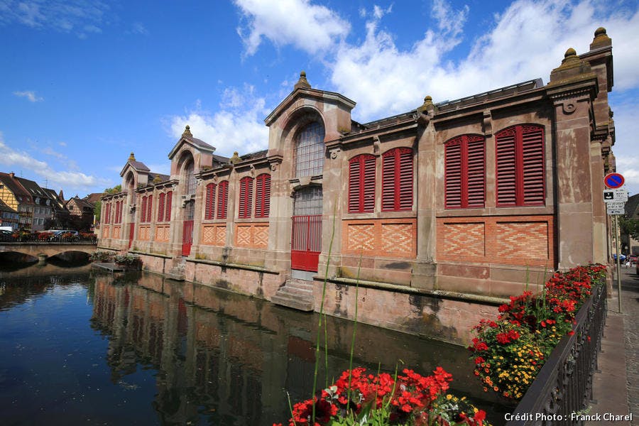 Le marché couvert de Colmar, en Alsace