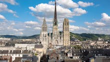 Notre-Dame de Rouen : une flèche dans le chœur