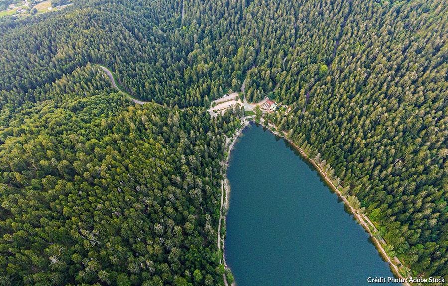 Lac des Corbeaux dans les Vosges