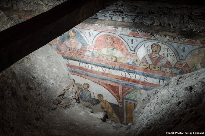 Fresques ottoniennes de Notre-Dame de l'Assomption à Aoste