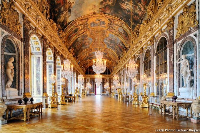 La galerie des glaces du château de Versailles