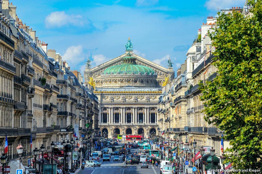 L'opéra Garnier, sur les Grands Boulevards, à Paris