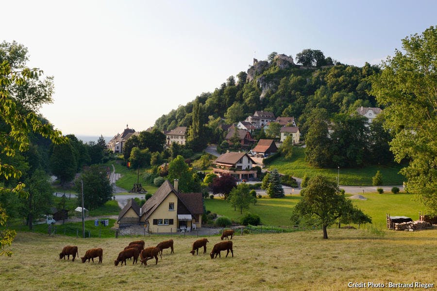 Le village de Ferrette, en Alsace