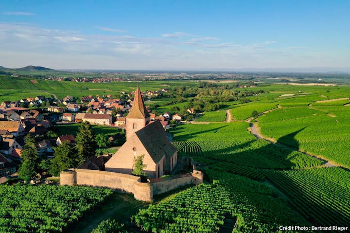 Route des vins d'Alsace, Hunawihr, labellisé Les Plus Beaux Villages de France