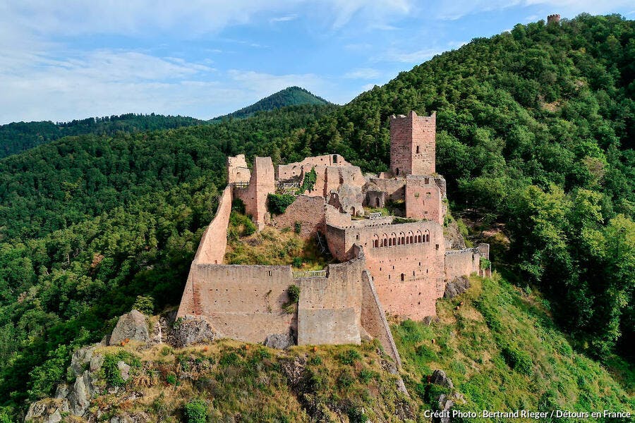 Le château de Saint-Ulrich, à Ribeauvillé 