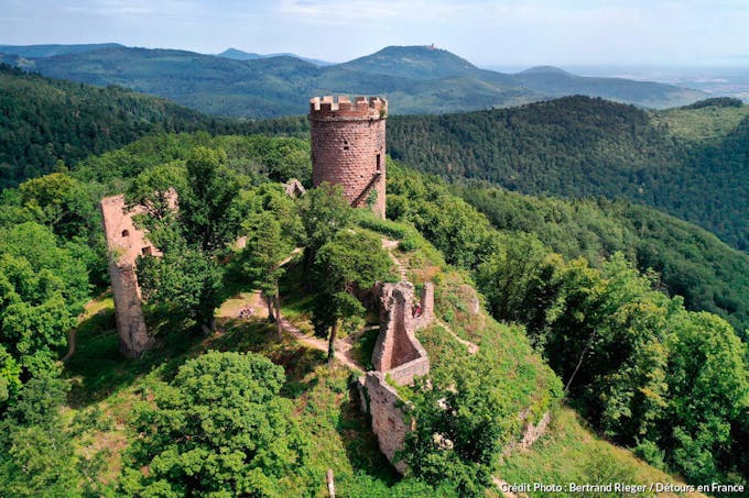 Le châteaux du Haut-Ribeaupierre, à Ribeauvillé