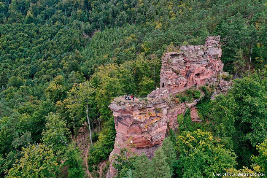 Le chateau-rocher de Froensbourg