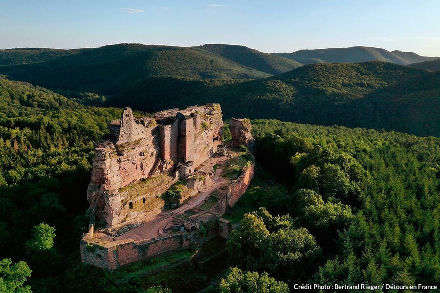 Le château de Fleckenstein, dans les Vosges du Nord