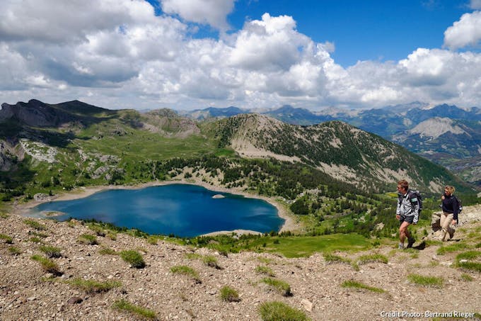 Le lac d'Allos dans les Alpes-de-Haute-Provence