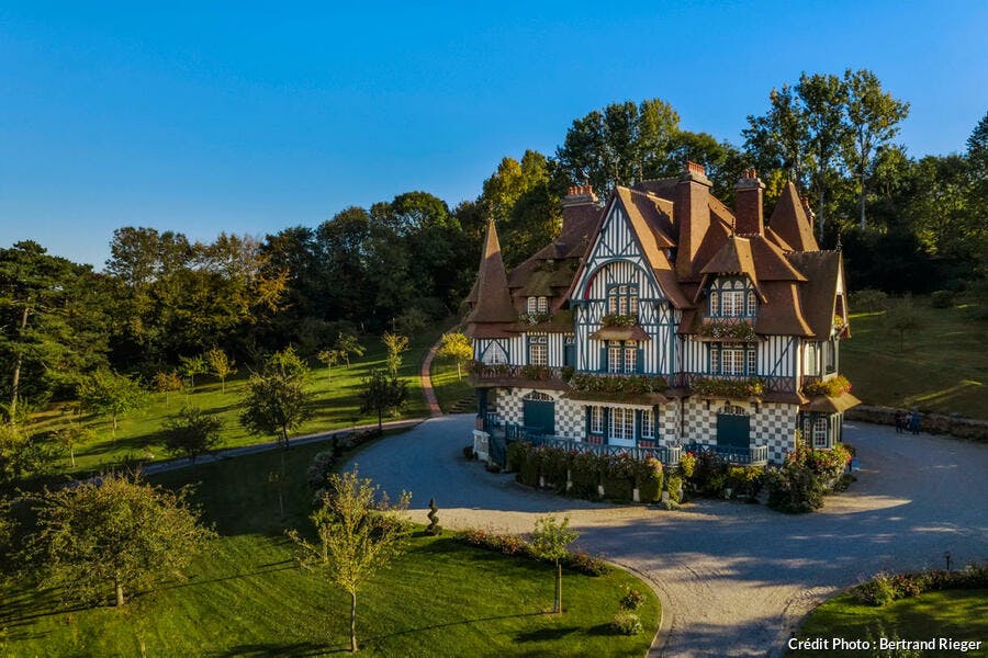 La villa Strassburger, à Deauville (Normandie)
