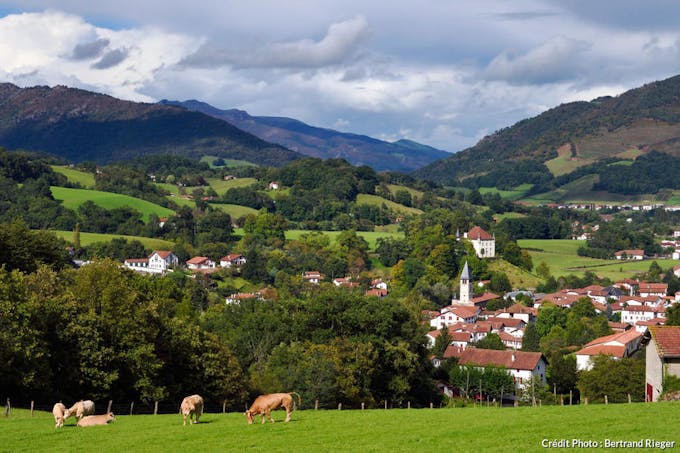 Le village de Saint-Etienne de Baigorry, au Pays Basque