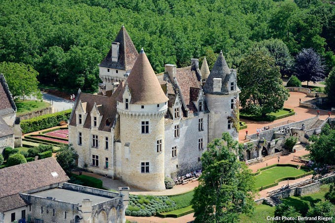 Le château des Milandes, dans le Périgord