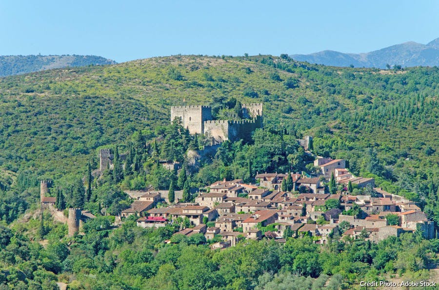Castelnou - vue générale