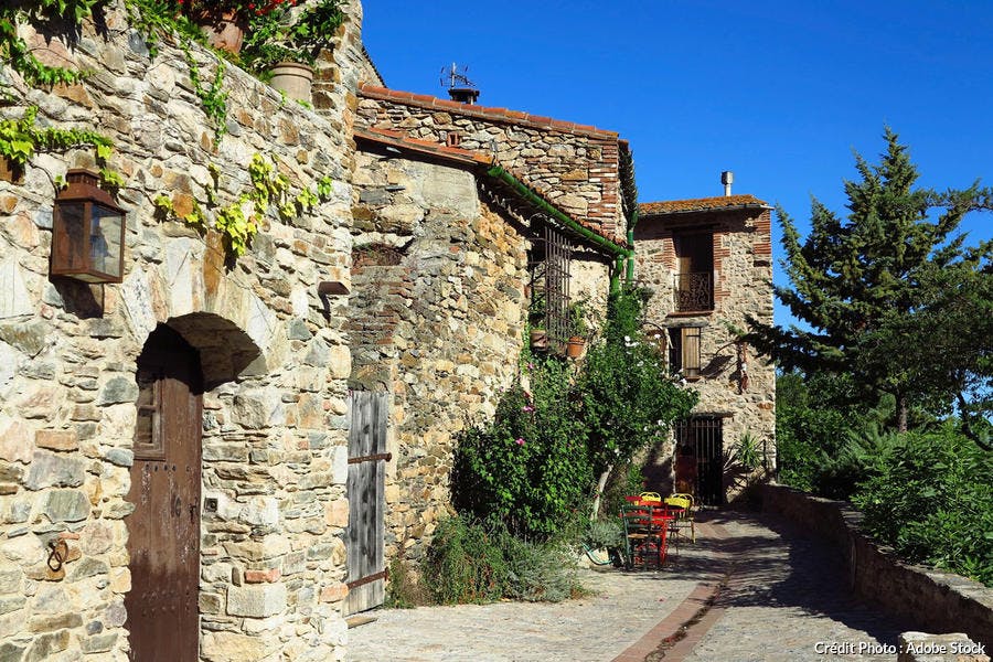 Dans les rues de Castelnou