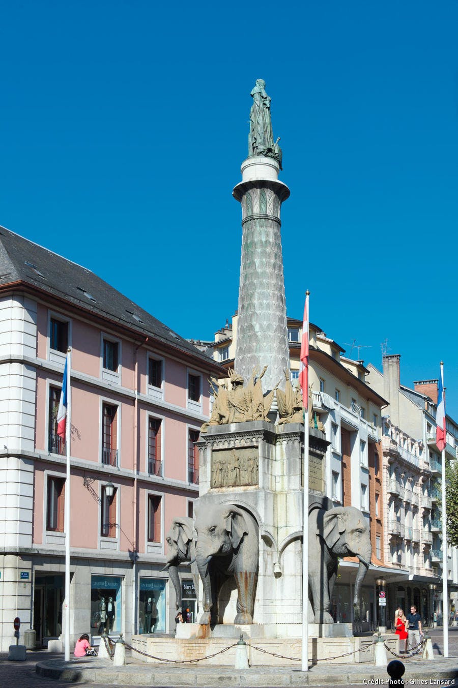 La fontaine des Eléphants de Chambéry
