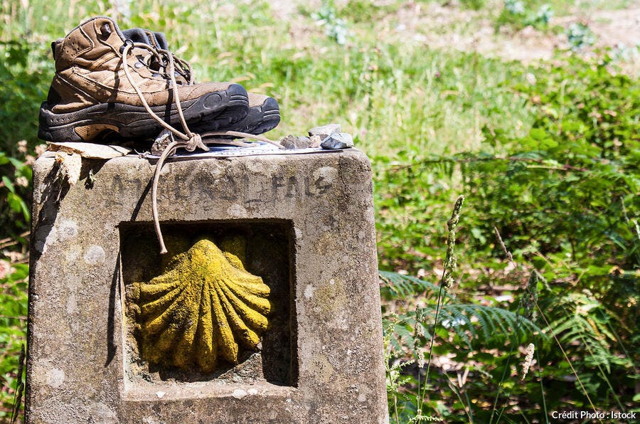 La coquille, symbole de Saint-Jacques de Compostelle