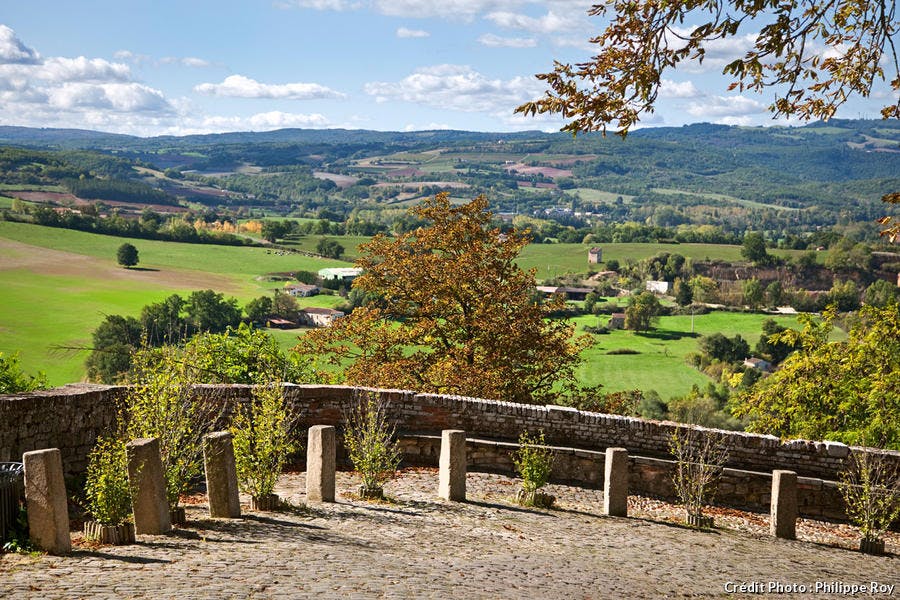 Vue depuis Cordes