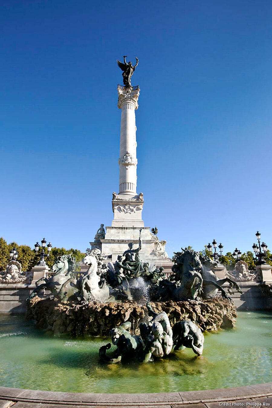 La fontaine des Girondins à Bordeaux