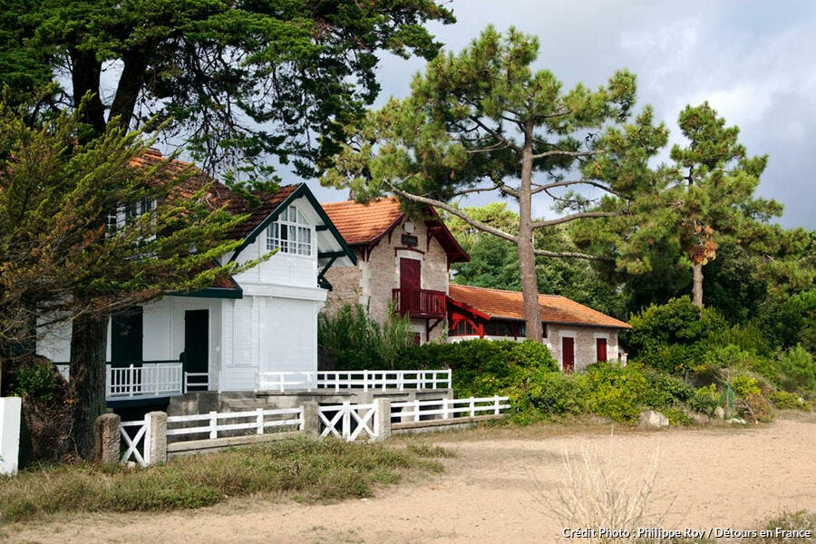 Le quartier des 44 Hectares au Cap Ferret