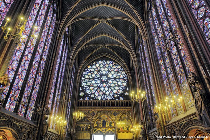 Les vitraux de la Sainte-Chapelle, à Paris
