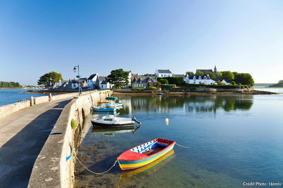 L'île de Saint-Cado dans la Ria d'Étel