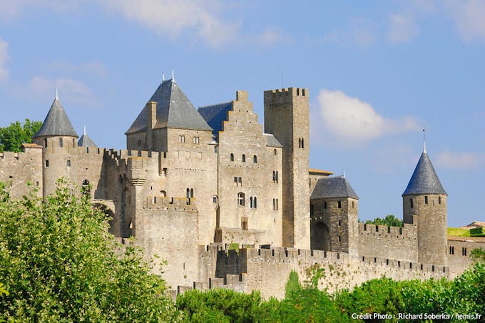 Carcassonne, cité médiévale classée Patrimoine Mondial de l'UNESCO 